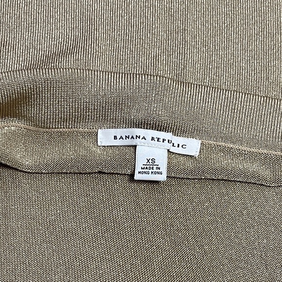 Banana Republic Halter Sweater Gold Shimmer XS - Picture 4 of 4